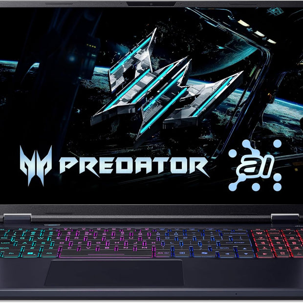 Acer Predator Helios Neo 16 Gaming Laptop with 16" Display, 14th Gen Intel® Core™ Ultra 9-275HX (24 Cores, up to 5.4GHz), 32GB DDR5 RAM, 1TB SSD, 8GB NVIDIA® GeForce® RTX 5070 Ti Graphics, Windows 11, Black