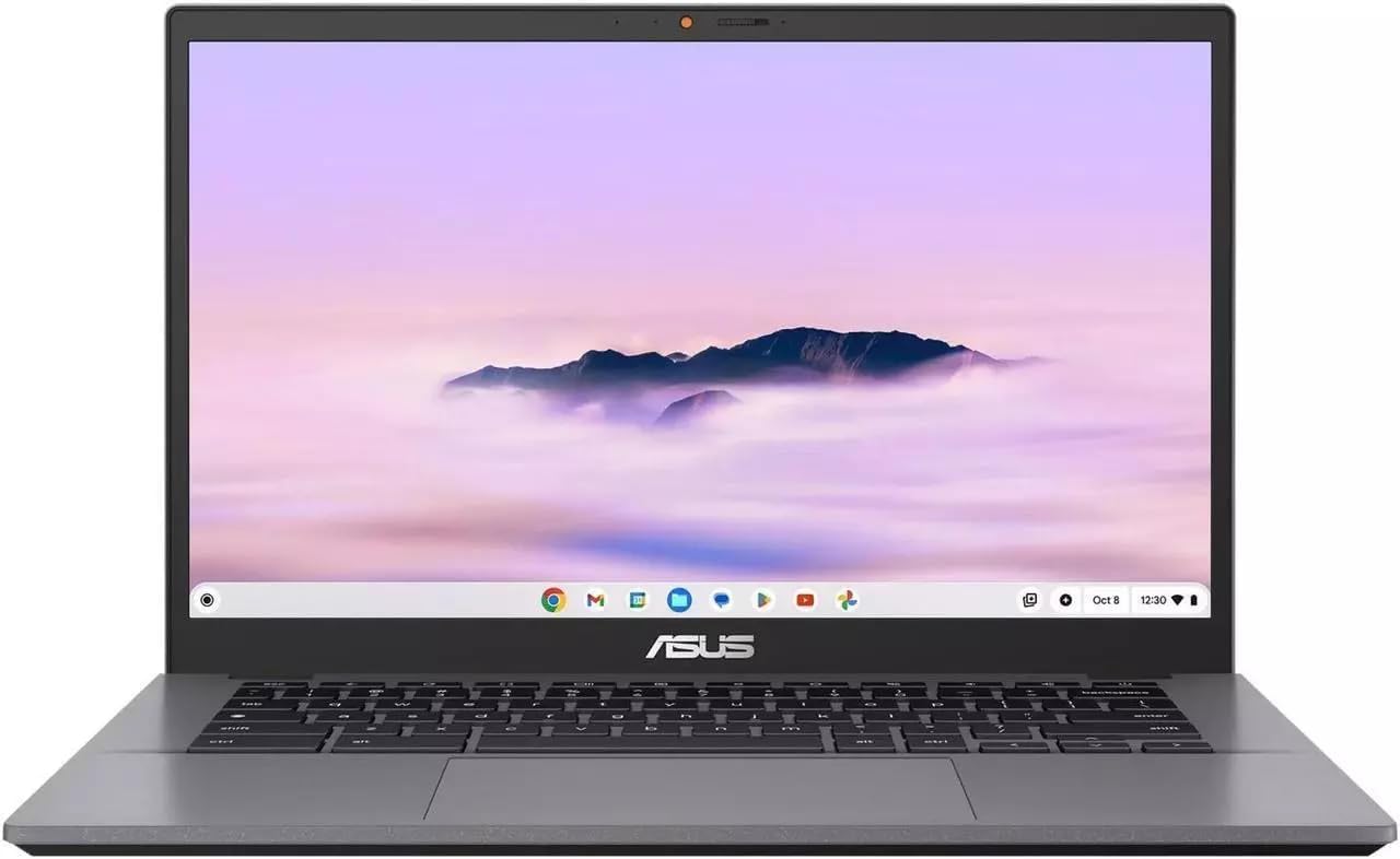ASUS Chromebook Plus 14″ Touch Laptop – Intel Core i3 | 8GB RAM | 128GB UFS | Google AI | Free Stylus