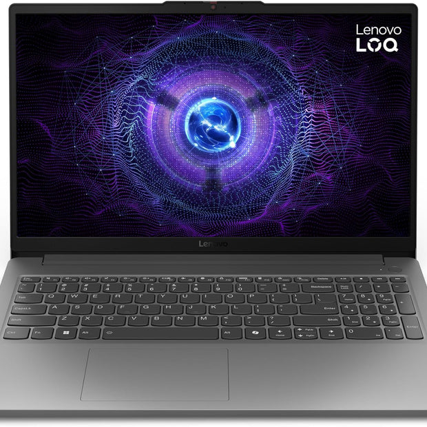 Lenovo LOQ 15IAX9E Gaming Laptop with AI, 15.6"FHD 144Hz Display, Intel Core i5-12450HX, 16GB RAM, 512GB SSD,RTX 2050 4GB GDDR6, Win11, White Backlit Eng-Arabic, Luna Grey