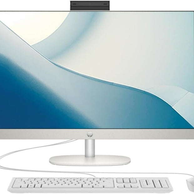 HP All-in-One 24-CR1000L – Intel Core Ultra 7-155U | 8GB RAM | 512GB SSD | 23.8″ FHD Touchscreen | Windows 11 Pro | Shell White | English Keyboard