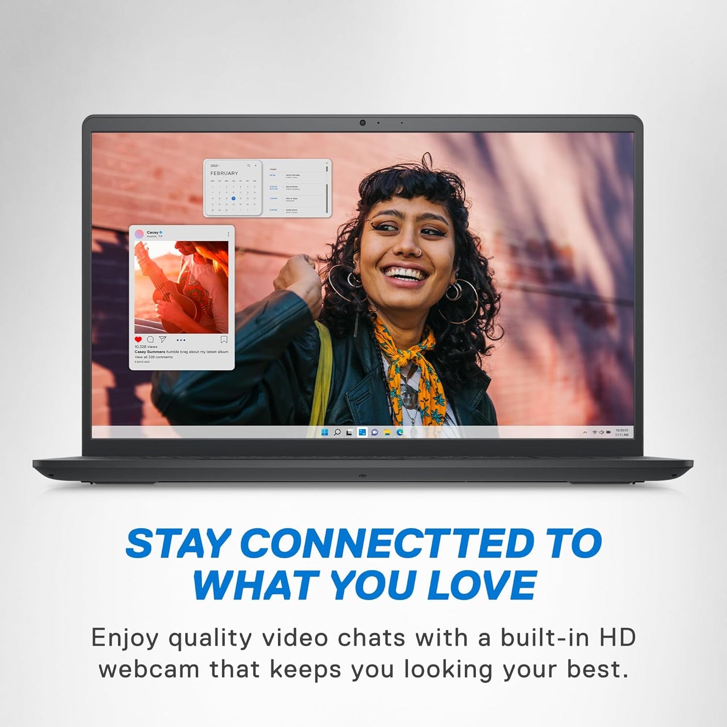 Dell Inspiron 3530 Laptop - 15.6-inch FHD (1920 x 1080) Touchscreen Display, Intel Core i5-1335U, 16GB DDR4 RAM, 512GB SSD, Intel Iris Xe Graphics, Windows 11 Home - Carbon Black