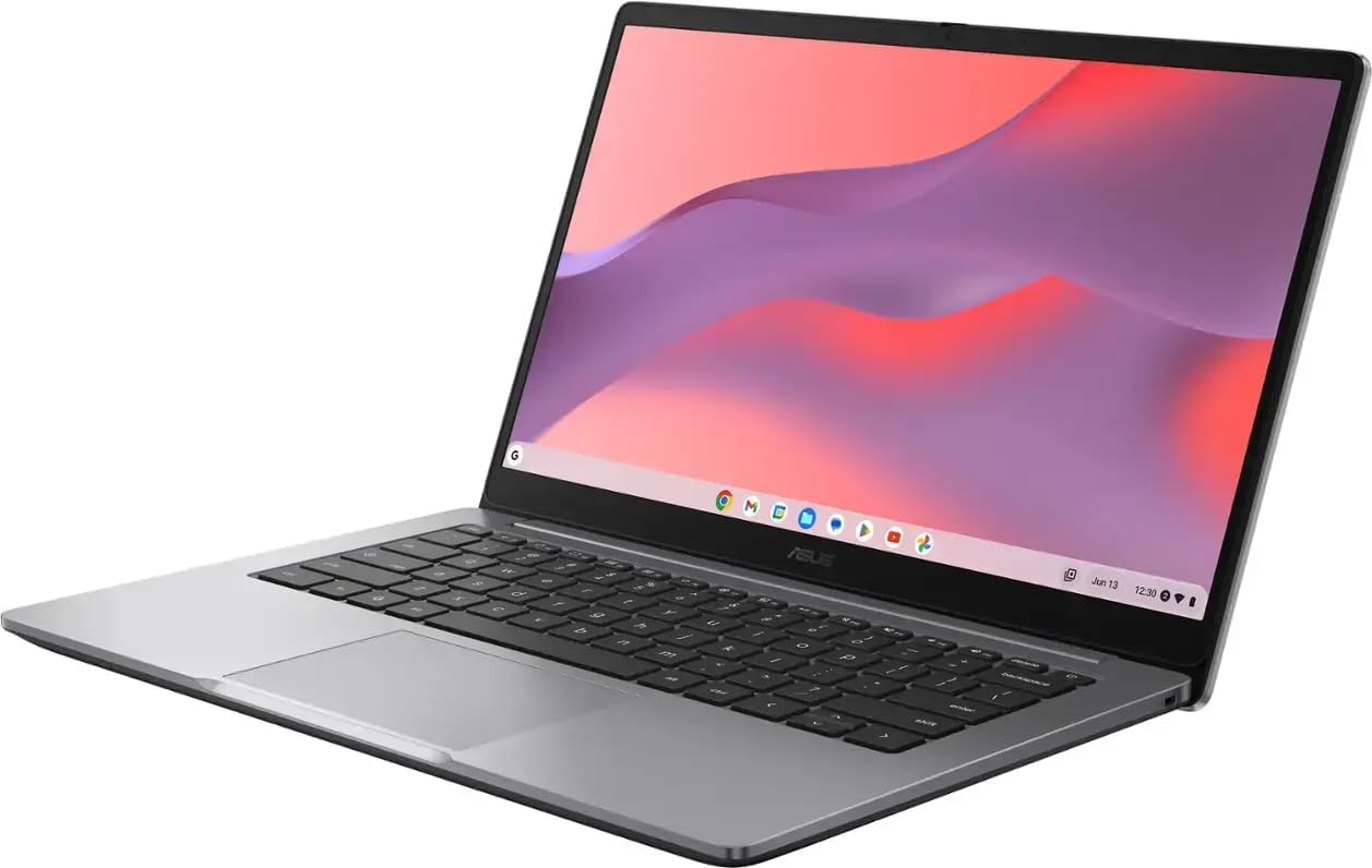 ASUS CX14 Chromebook Laptop, 14" FHD (1920 x 1080) IPS LED Laptop, Intel Celeron N4500, 4GB Memory, 64GB eMMC, Misty Grey, Chrome OS