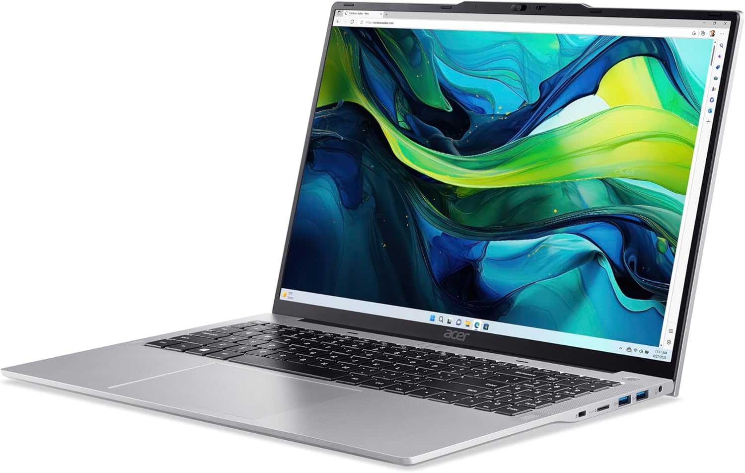 Acer Aspire Lite 16 – Intel Core i5-1334U | 8GB DDR5 RAM | 512GB SSD | 16″ WUXGA | Windows 11 Pro | Silver