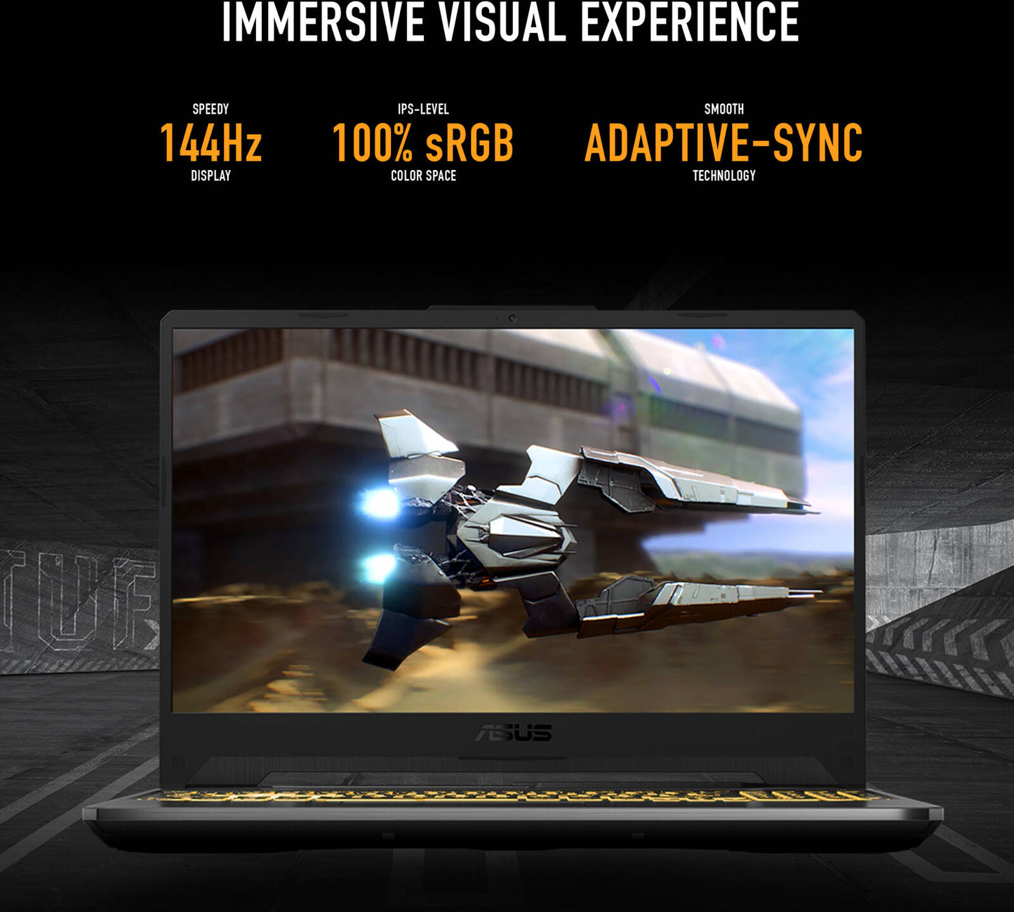 ASUS TUF Gaming A15 FA506NCR Laptop, 15.6" FHD IPS 144Hz Display, AMD Ryzen 7 7435HS, 8GB RAM, 512GB SSD, GeForce RTX 3050 4GB GPU, English Keyboard, Windows 11 Home, Graphite Black