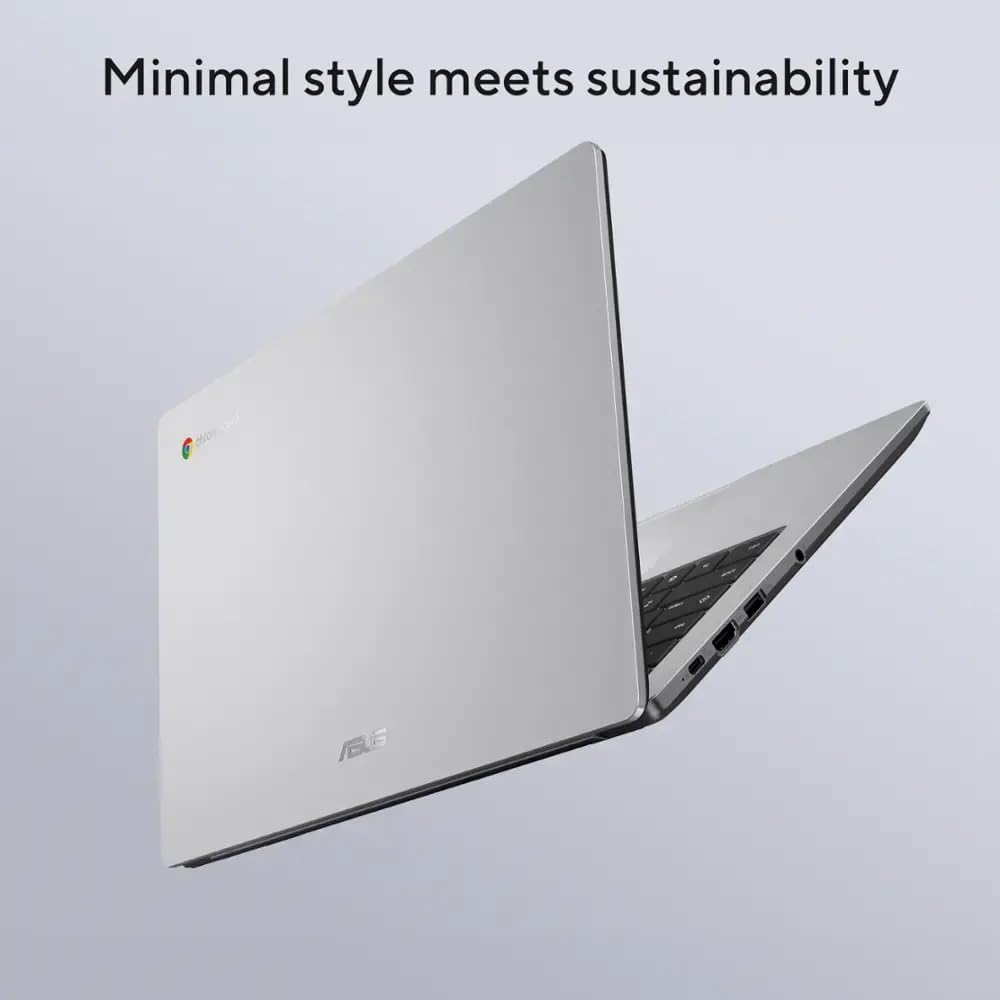 ASUS CX14 Chromebook Laptop, 14" FHD (1920 x 1080) IPS LED Laptop, Intel Celeron N4500, 4GB Memory, 64GB eMMC, Misty Grey, Chrome OS