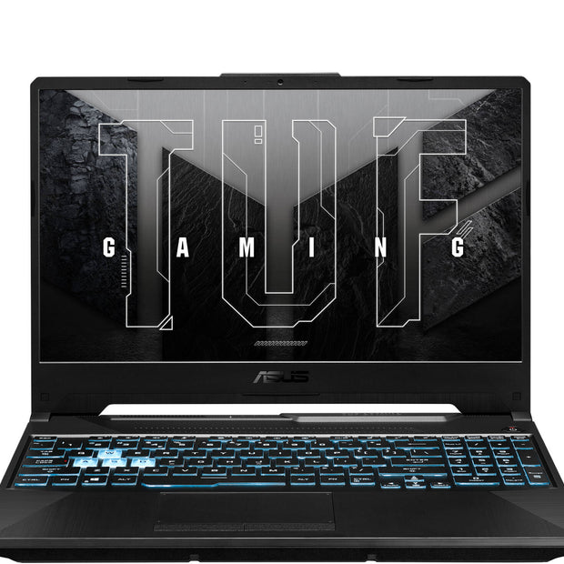 ASUS TUF Gaming A15 FA506NCR Laptop, 15.6" FHD IPS 144Hz Display, AMD Ryzen 7 7435HS, 8GB RAM, 512GB SSD, GeForce RTX 3050 4GB GPU, English Keyboard, Windows 11 Home, Graphite Black