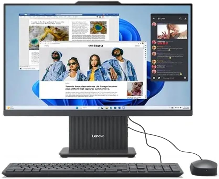 Lenovo IdeaCentre 24 AIO – Intel Core i5-13420H | 8GB RAM | 512GB SSD | 23.8″ FHD | Windows 11 Pro | Cloud Grey