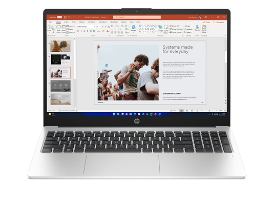 HP Laptop 250 G10 – Intel Core i7-1355U | 16GB RAM | 512GB SSD | Windows 11 Pro | 15.6″ FHD | Natural Silver