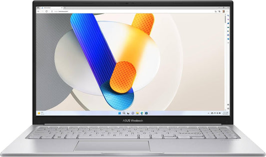 ASUS Vivobook 15 X1504V Laptop, 15.6″ FHD Display, Intel Core i5-1334U Processor, 8GB RAM, 512GB SSD, Win 11, Intel Iris XE Graphics, English KB,Cool Silver