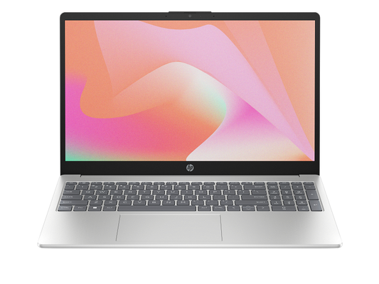 HP 250 G10 – Intel Core i3-1315U | 8GB RAM | 512GB SSD | 15.6″ FHD | Windows 11 Pro | English–Arabic Keyboard | Natural Silver