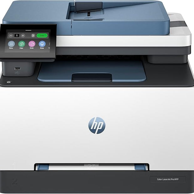 HP Color LaserJet Pro MFP 3303fdw - Wireless, Print, Scan, Copy, Fax, ADF, Automatic 2-sided printing, Touchscreen