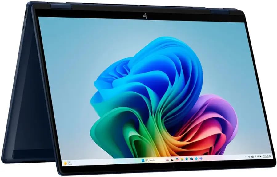 HP OmniBook X Flip (2025) – Intel Core Ultra 7-256V | 16GB RAM | 1TB SSD | 14″ Touch 2-in-1 | Windows 11 Pro | Silver