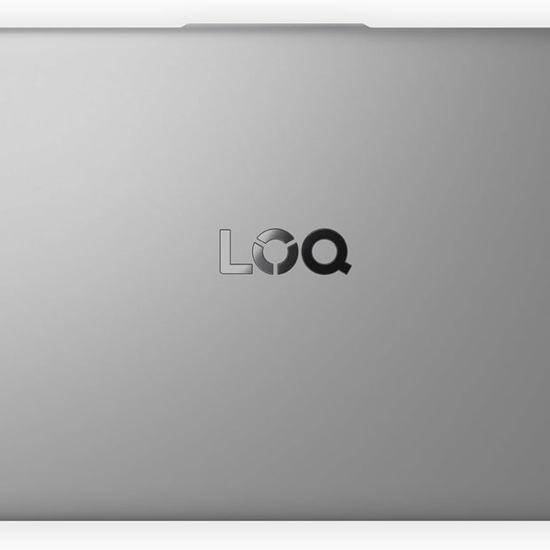 Lenovo LOQ 15IAX9E Gaming Laptop with AI, 15.6"FHD 144Hz Display, Intel Core i5-12450HX, 16GB RAM, 512GB SSD,RTX 2050 4GB GDDR6, Win11, White Backlit Eng-Arabic, Luna Grey