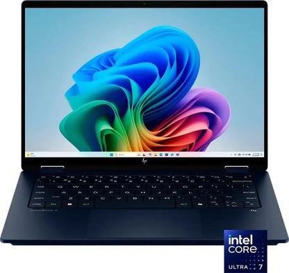 HP OmniBook X Flip (2025) – Intel Core Ultra 7-256V | 16GB RAM | 1TB SSD | 14″ Touch 2-in-1 | Windows 11 Pro | Silver