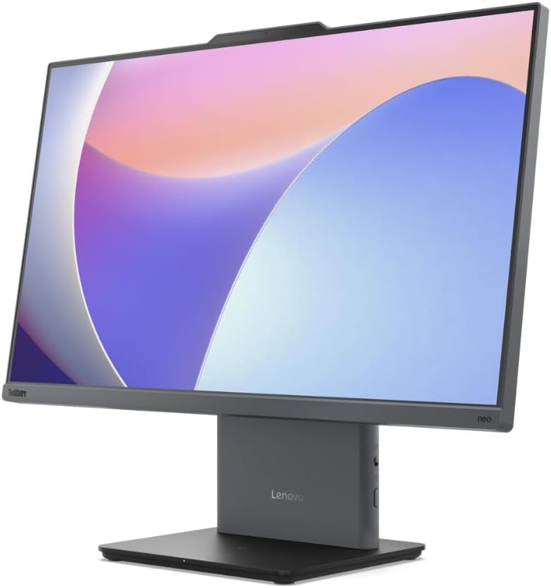 Lenovo ThinkCentre Neo 50a Gen 5 AIO 24 – Intel Core i5-13420H | 16GB RAM (Upgraded) | 1TB SSD (Upgraded) | 23.8″ FHD | Windows 11 Pro | Luna Grey