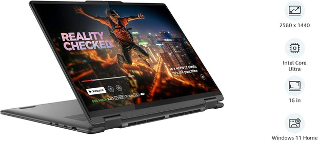 Lenovo Yoga 7i – Intel Core Ultra 7-155U | 16GB RAM | 1TB SSD | 16″ WUXGA Touch 2-in-1 | Windows 11 Home