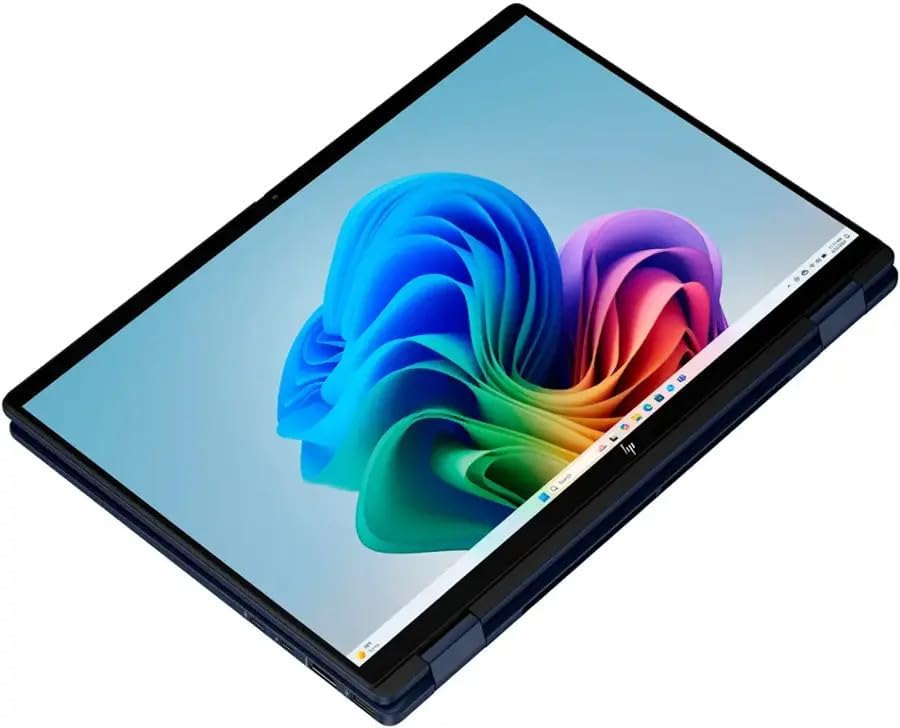 HP OmniBook X Flip (2025) – Intel Core Ultra 7-256V | 16GB RAM | 1TB SSD | 14″ Touch 2-in-1 | Windows 11 Pro | Silver