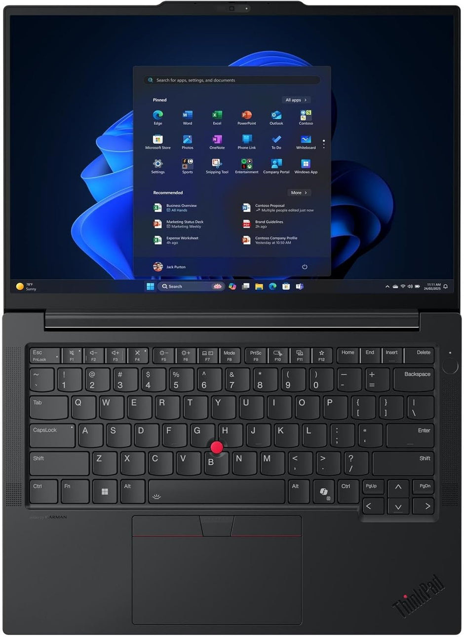 Lenovo ThinkPad E14 Gen 7 – Intel Core Ultra 7 255H | 16GB DDR5 RAM | 512GB SSD | Intel Arc 140V GPU | 14″ WUXGA Display | Backlit ENG Keyboard | Fingerprint Reader | Black