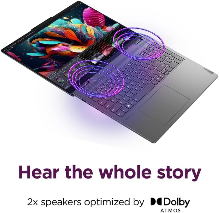 Lenovo Yoga 7i – Intel Core Ultra 7-155U | 16GB RAM | 1TB SSD | 16″ WUXGA Touch 2-in-1 | Windows 11 Home